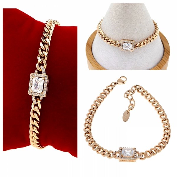 gold-plated 18k gold bracelet