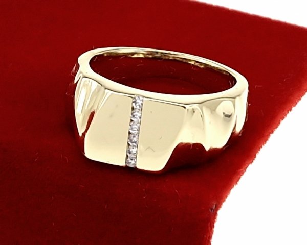 gold ring 18,60mm. gold-plated engagement xuping