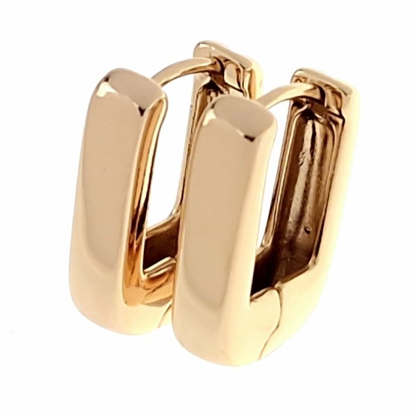 gold plated earrings with exclusive cubic zirconia