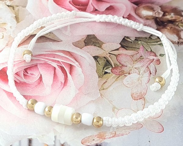 GOLD BRACELET STAINLESS STEEL STRING