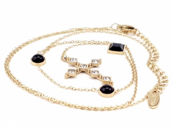 GOLD CHAIN NECKLACE celebrity STAINLESS STEEL