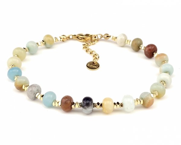 BRACELET GOLD CELEBRITY STAINLESS STEEL