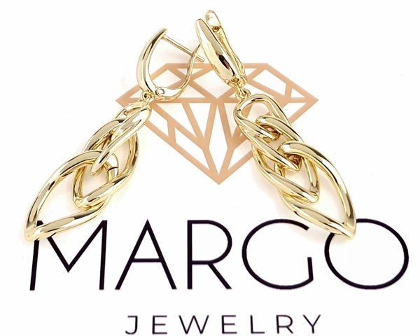 gold plated earrings with exclusive cubic zirconia