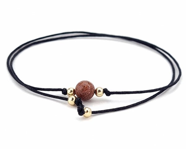 GOLD BRACELET STAINLESS STEEL STRING