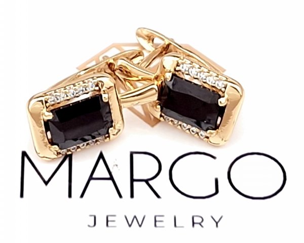 exclusive swarovski gold-plated earrings