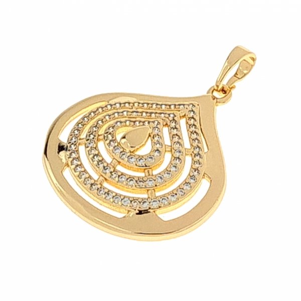 18k gold plated set pendant earrings xuping