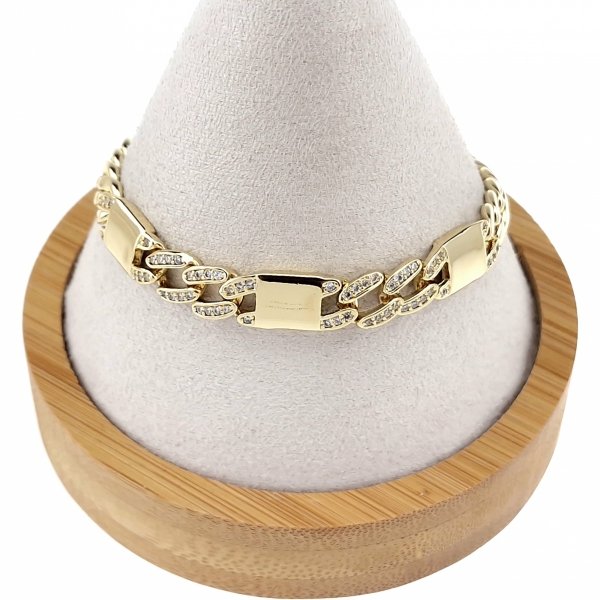 gold-plated 18k gold bracelet