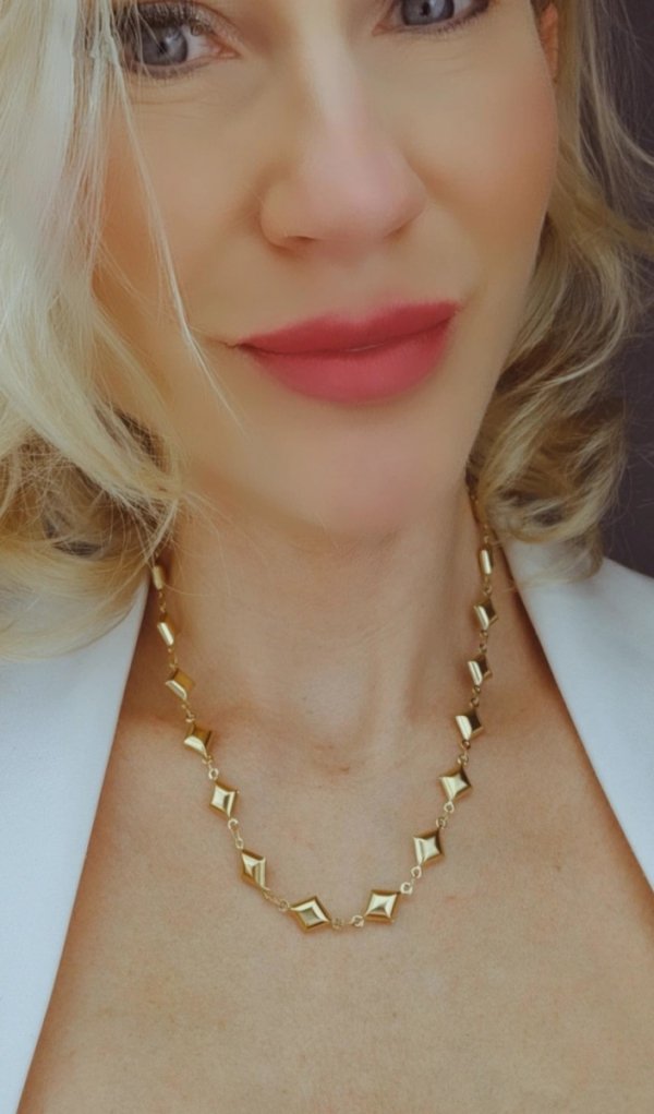 GOLD CHAIN NECKLACE celebrity STAINLESS STEEL