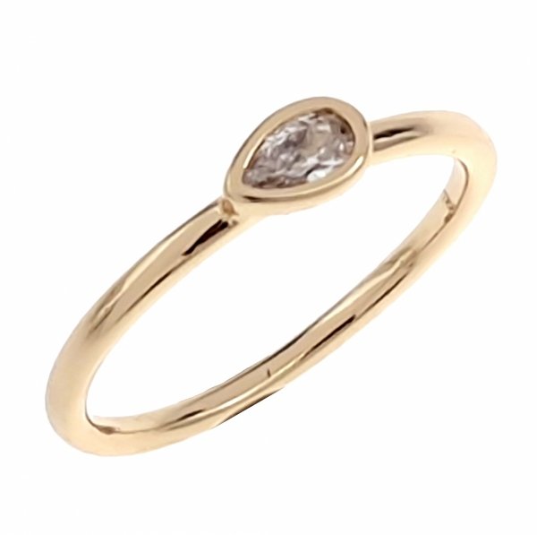 gold ring 18,60mm. gold-plated engagement xuping