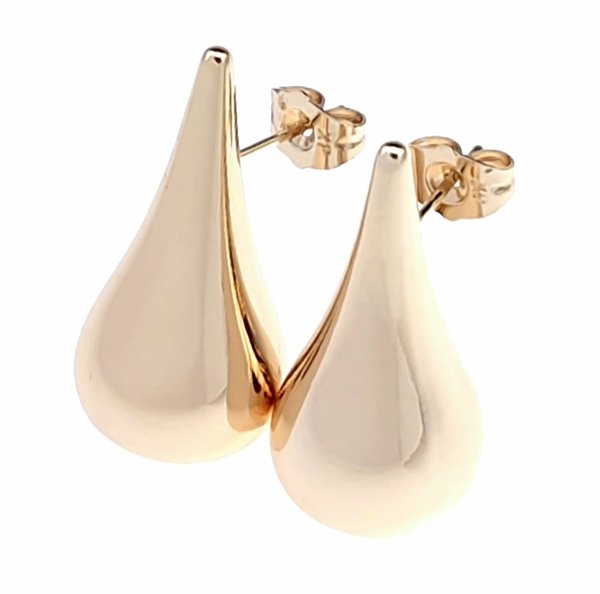 exclusive swarovski gold-plated earrings