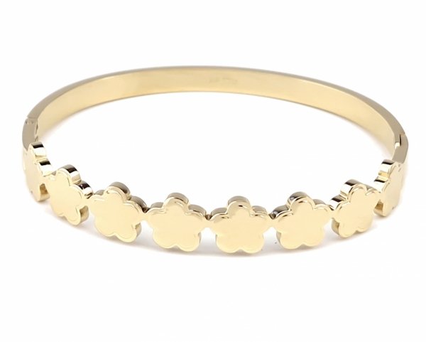 BRACELET GOLD CELEBRITY STAINLESS STEEL