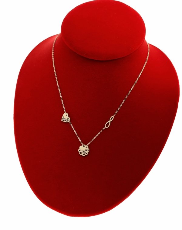 GOLD CHAIN NECKLACE celebrity STAINLESS STEEL