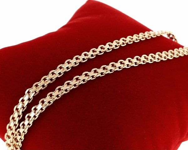 026a Złoty łańcuszek 45cm 3,8mm pozłacany 18k Xuping 