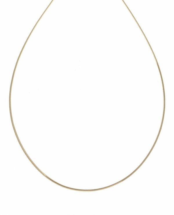 1491 Złoty łańcuszek 45cm 1,2mm stal chirurgiczna 316L 