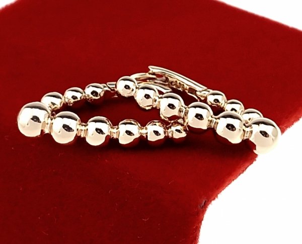 2216 Kolczyki złote pozłacane 18k Xuping wiszące