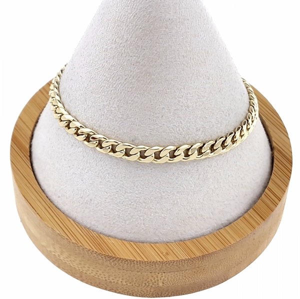 0238 Bransoletka elegancka złota 20cm pozłacana 14k Xuping