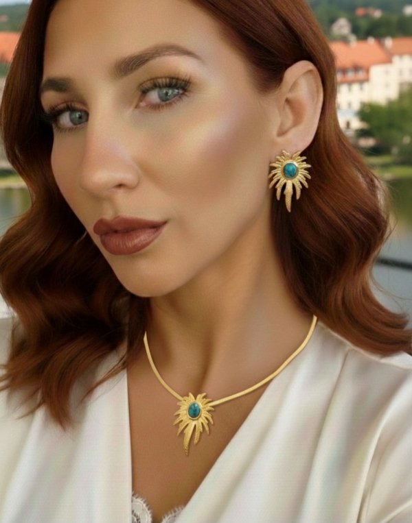 843a Złoty łańcuszek 43+5 naszyjnik stal chirurgiczna nierdzewna 316L