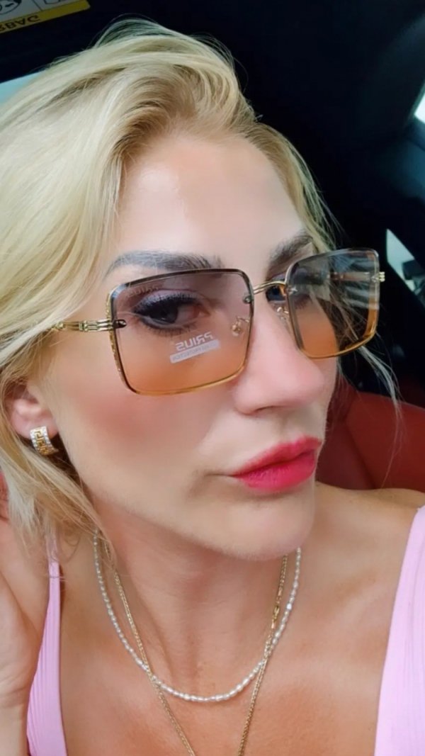 3545 Damskie okulary przeciwsłoneczne muchy ozdobne UV400