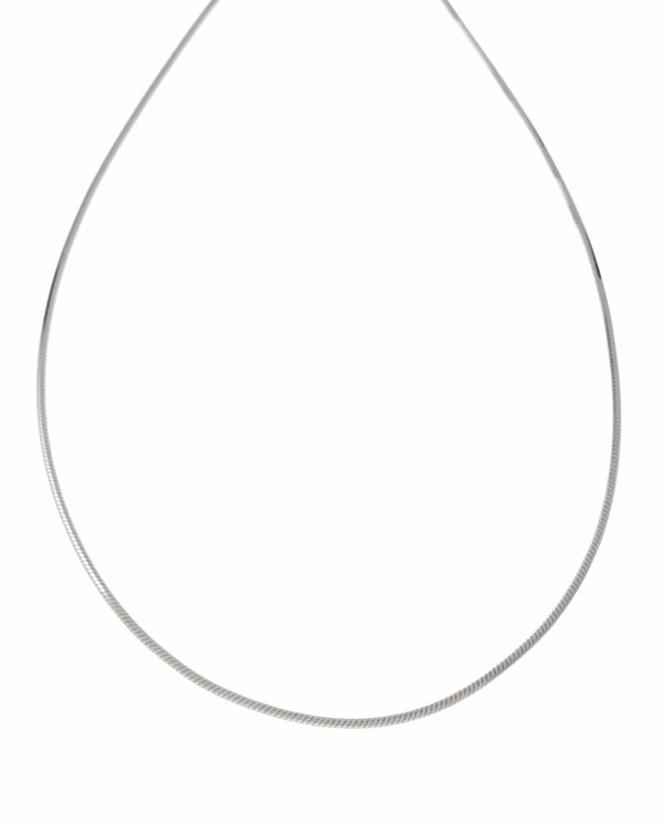 961 Srebrny łańcuszek 45cm 1,4mm stal chirurgiczna nierdzewna 
