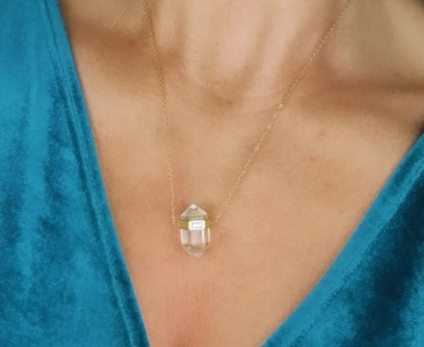 @210 Złoty łańcuszek 44+5 naszyjnik stal chirurgiczna celebrytka grot kamień możliwość skrócenia