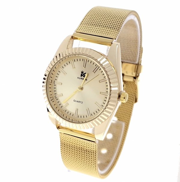 4607 Zegarek damski złoty stal chirurgiczna Kurren elegancki klasyk
