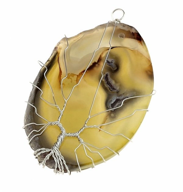 2332b Zawieszka agat kamień naturalny 1 sztuka