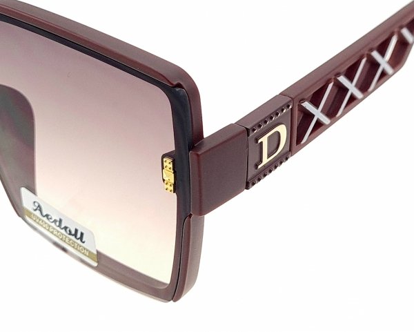 678e Damskie okulary przeciwsłoneczne muchy ozdobne UV400