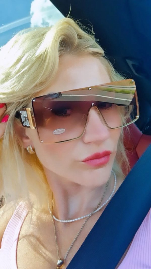819 Damskie okulary przeciwsłoneczne muchy ozdobne UV400