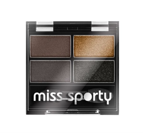 Miss Sporty Studio Colour Quattro Poczwórne cienie do powiek 414 100% Smokey, 5g