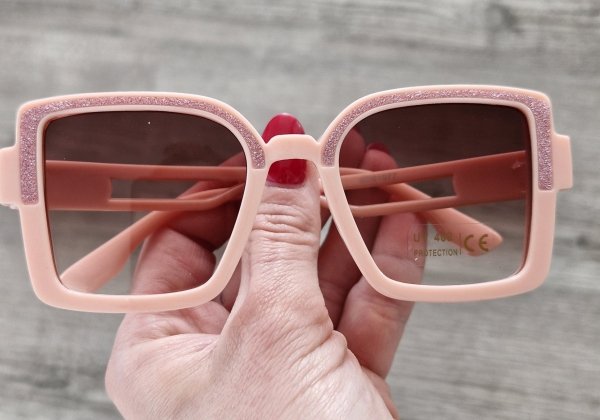 ok43 Dziecięce okulary przeciwsłoneczne ozdobne UV400