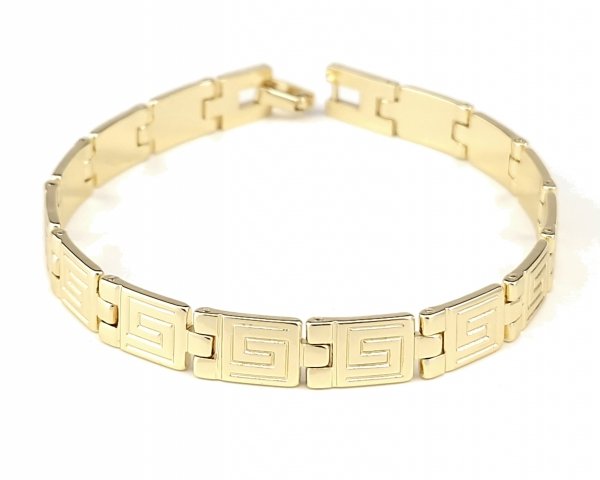 3730a Bransoletka złota elegancka 20cm pozłacana 14k Viki Lady