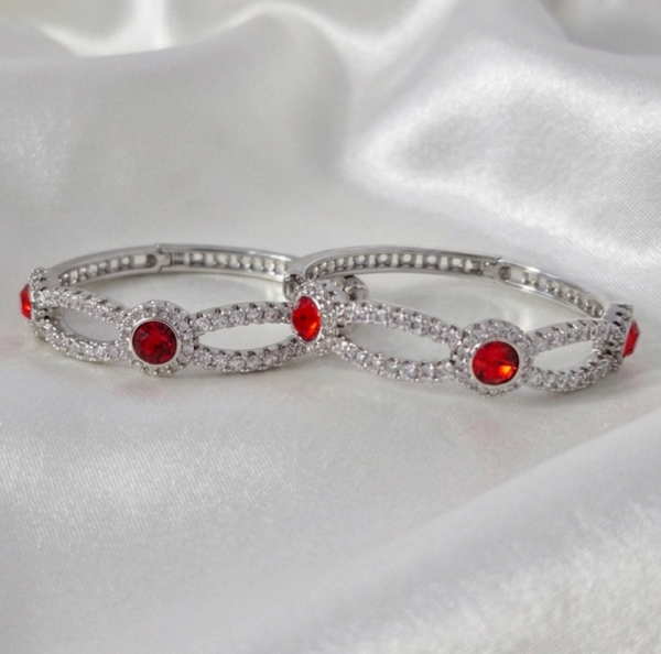 3623 Kolczyki srebrne pozłacane białym złotem wiszące koła 3,5cm