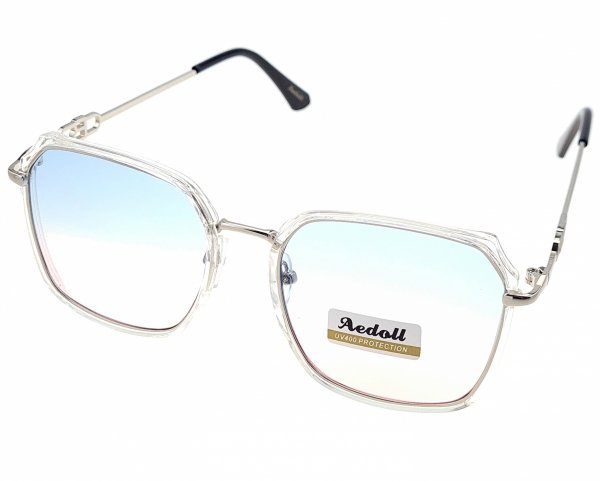 0925 Damskie okulary przeciwsłoneczne ozdobne UV400