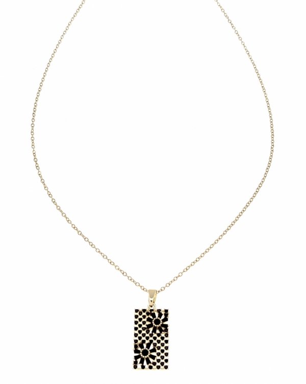 2507c Złoty łańcuszek naszyjnik 39+5 stal chirurgiczna 316L Viki lady