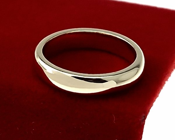 3247 Pierścionek złoty pozłacany 14k 