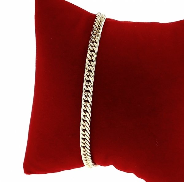 2220 Bransoletka elegancka złota 19cm pozłacana 14k Xuping