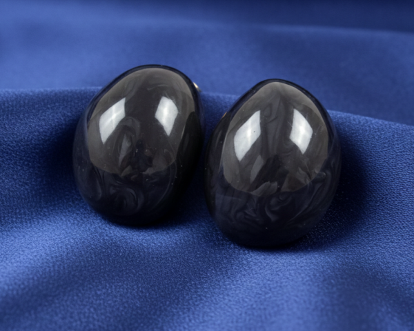 2581 Kolczyki złote stal chirurgiczna 316L wtyczki stal nierdzewna 