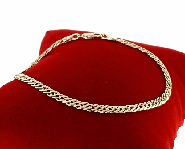 682 Bransoletka elegancka złota 19cm pozłacana 14k Xuping