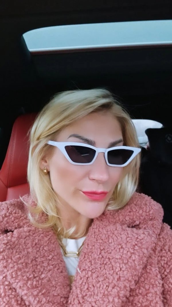 4995  Damskie okulary przeciwsłoneczne kocie ozdobne