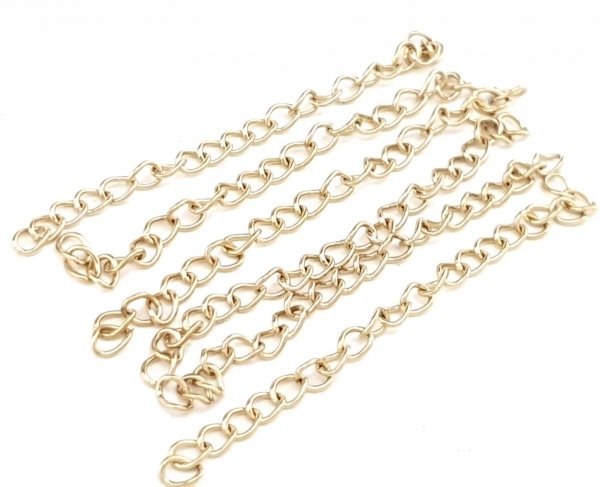 2242 Przedłużka 5cm do bransoletki łańcuszka stal chirurgiczna