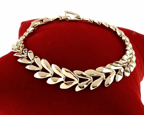 309 Bransoletka elegancka złota 17+2cm pozłacana 14k Xuping