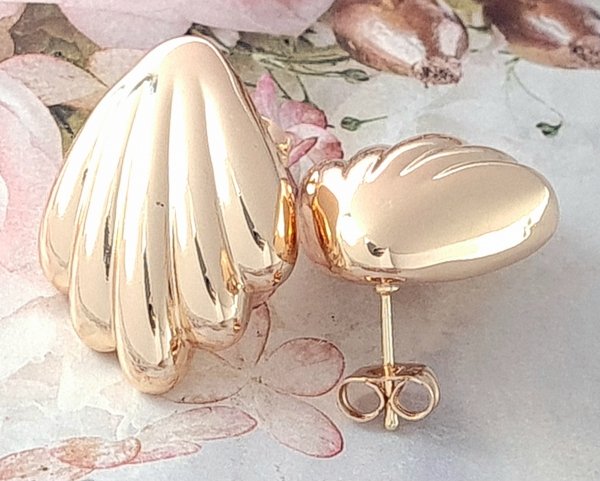3505 Złote kolczyki pozłacane 18k Xuping wtyczki