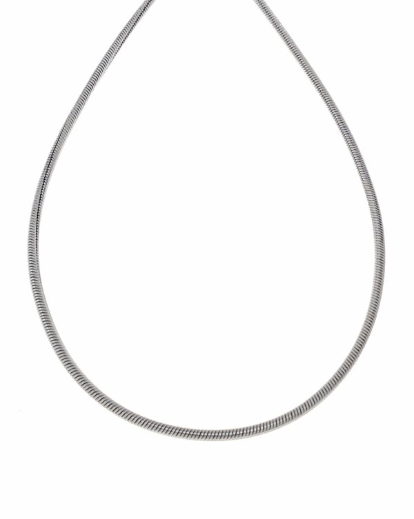 4187 Srebrny łańcuszek 45cm 2,6mm stal chirurgiczna nierdzewna 