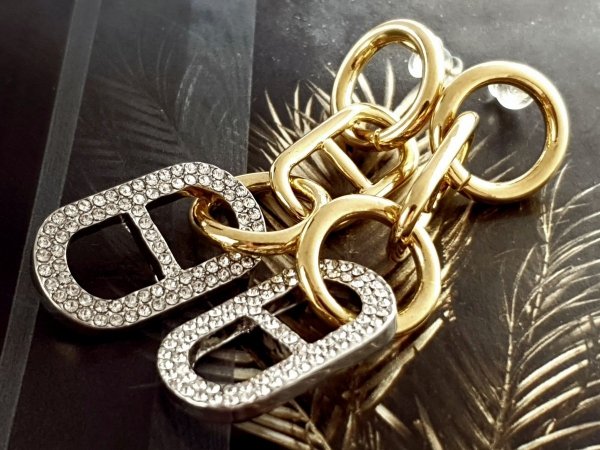 1617 Kolczyki złote pozłacane wiszące cyrkonia 14K Xuping