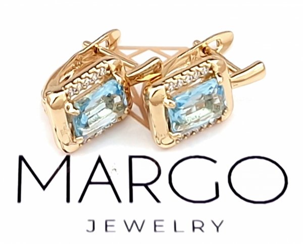 эксклюзивные серьги с позолотой swarovski