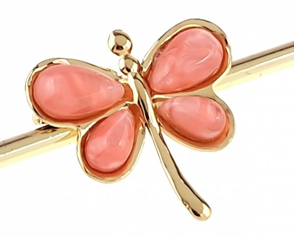 элегантная золотая брошь