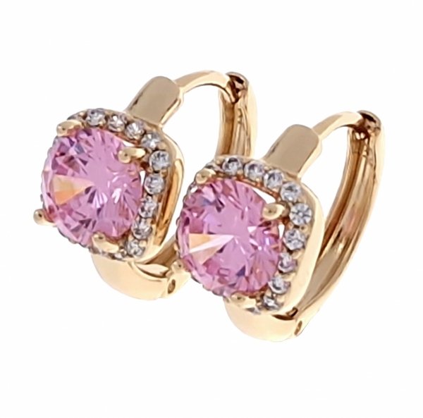 эксклюзивные серьги с позолотой swarovski