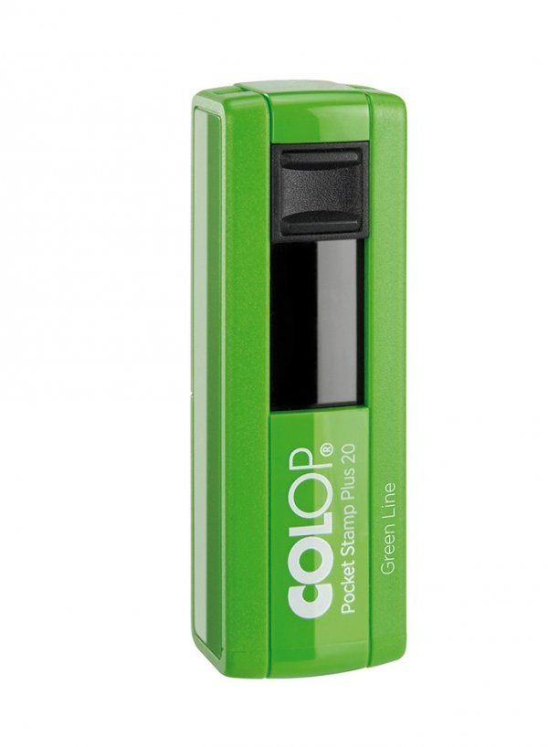 POCKET PLUS 20 - GREEN LINE wraz z wykonaniem gumki (grawer laserem)