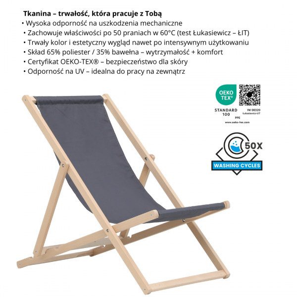 leżak składany