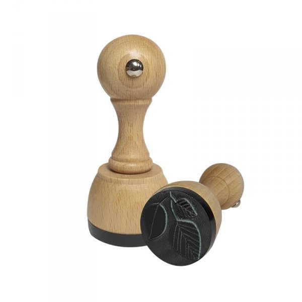 Stempel do Ceramiki z Indywidualnym Wzorem – Drewniany, Okrągły 3 cm